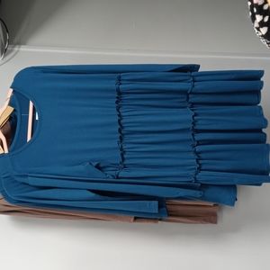 Long Sleeve Ruffle Dresa